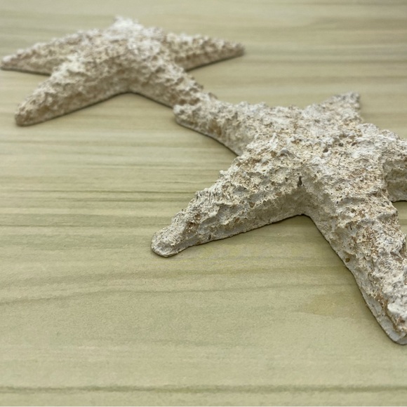 Starfish Finial Beach Decor Flat Back Natural Tan Nautical Ocean Home 6 Inches - Picture 9 of 12